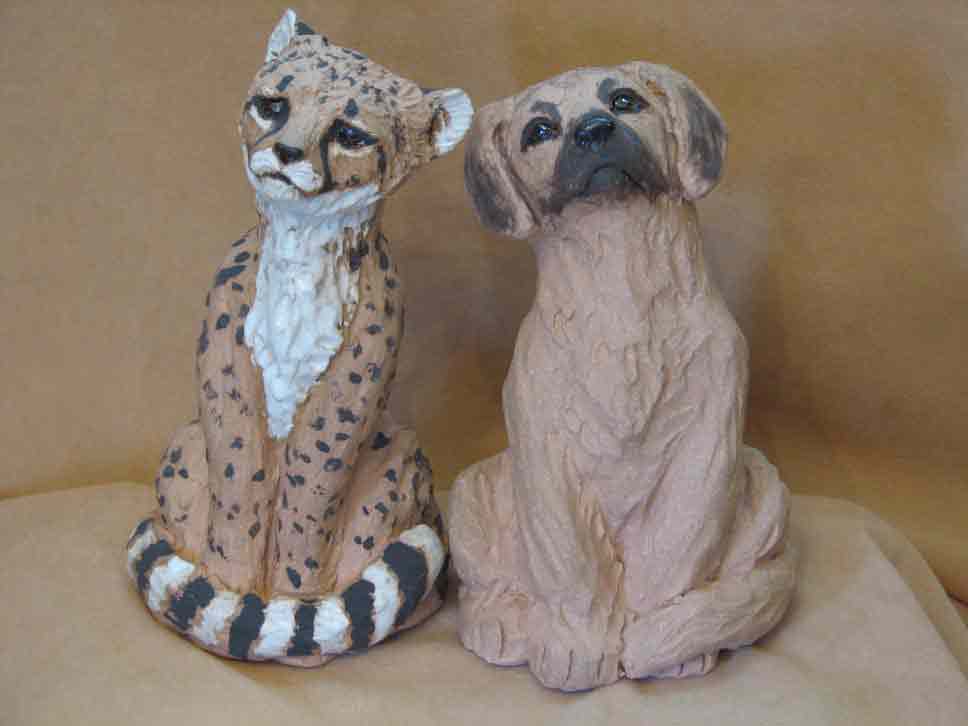 Cheetah Cub with Anotolian Dog