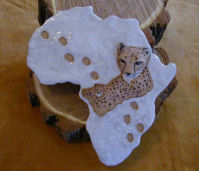 Cheetah Wall Plaque