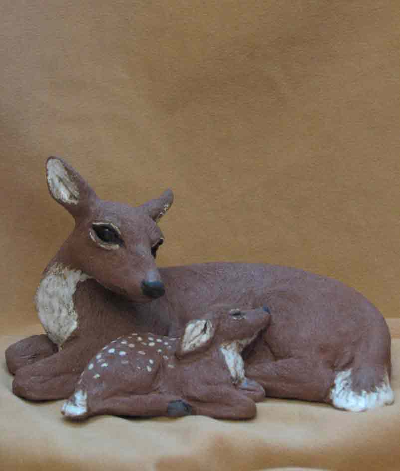 Deer with Fawn