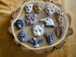 African Animal Pins
