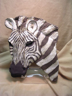 Zebra Wall Plaque
